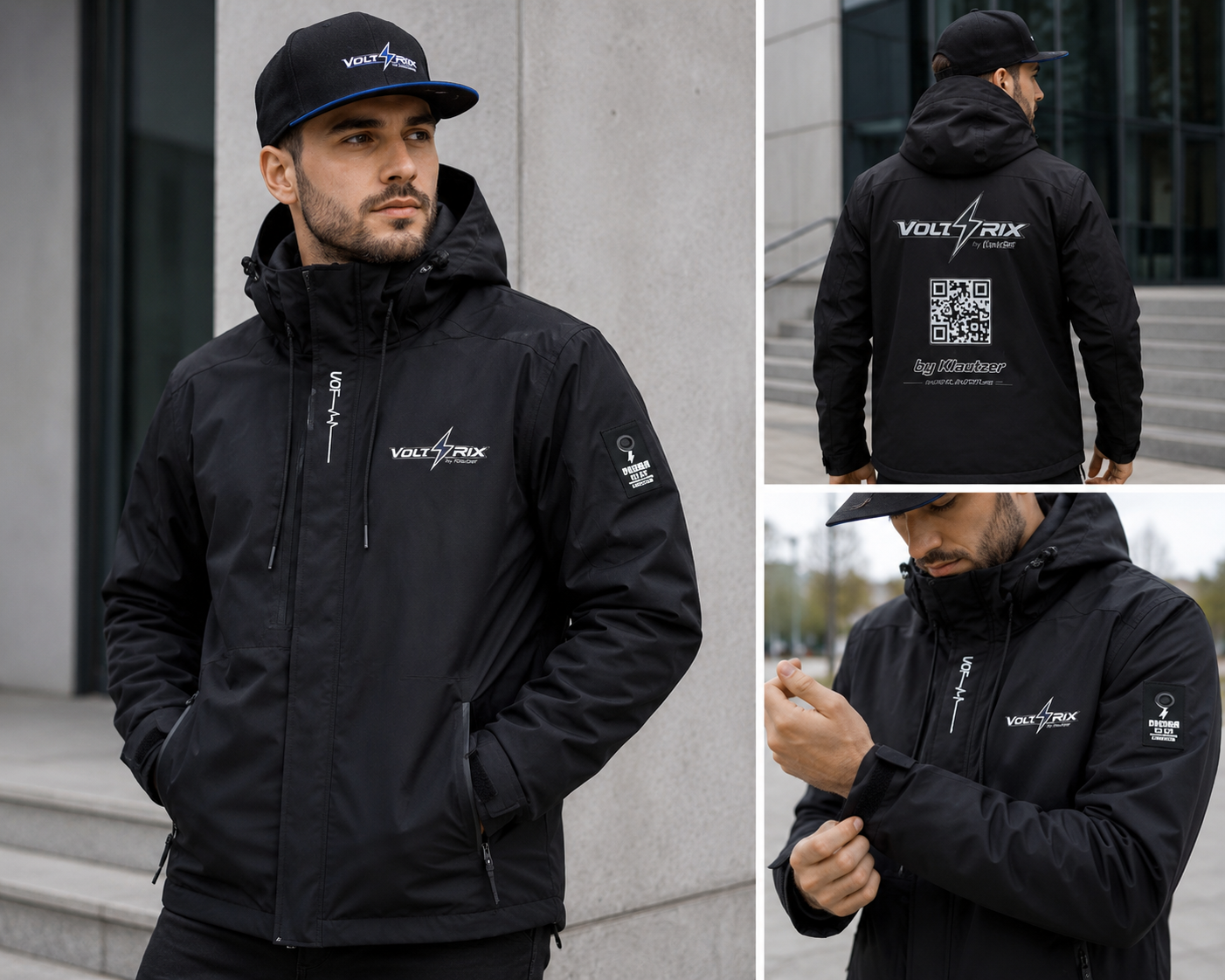 VoltRix Premium Rider Wind/Wetter Jacke